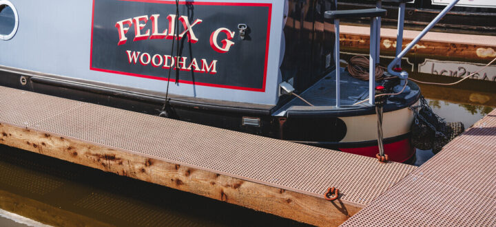 Jetty renovations make mooring safer than ever at Great Haywood Marina
